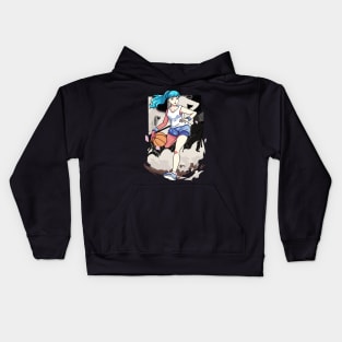 Anime Basketball Girl Sports Kids Hoodie